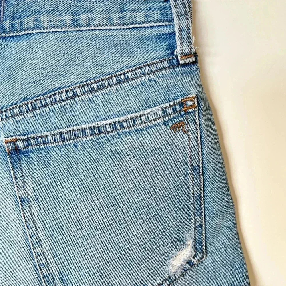 Madewell Relaxed Denim Shorts in Renfield Wash Destructed Edition - Picture 5 of 6